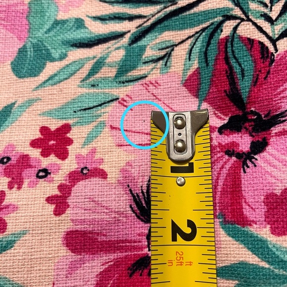 🌺 J. Crew Pencil Skirt | Floral | Tropical | Lined | Pink & Turquoise | Size 2 - Picture 9 of 9